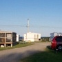 De notre emplacement, au loin, vue sur la mer